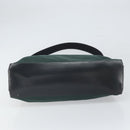 PRADA Shoulder Bag Nylon Khaki Silver Auth 166760-5