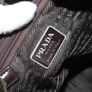 PRADA Backpack Nylon Khaki Silver Auth 166761-20