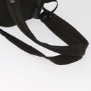 PRADA Backpack Nylon Khaki Silver Auth 166761-8