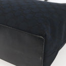 GUCCI GG Canvas Tote Bag Black Gold 002 1098 1705 Auth 166765-15