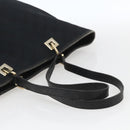 GUCCI GG Canvas Tote Bag Black Gold 002 1098 1705 Auth 166765-7