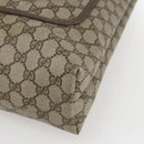 GUCCI GG Supreme Web Sherry Line Tote Bag PVC Beige Red 39 02 003 Auth 166766-10