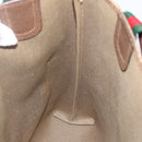 GUCCI GG Supreme Web Sherry Line Tote Bag PVC Beige Red 39 02 003 Auth 166766-18