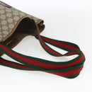 GUCCI GG Supreme Web Sherry Line Tote Bag PVC Beige Red 39 02 003 Auth 166766-7