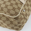 GUCCI GG Canvas Tote Bag Beige Gold 232957 Auth 166767-11