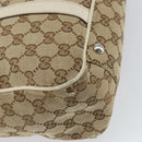 GUCCI GG Canvas Tote Bag Beige Gold 232957 Auth 166767-13