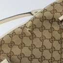 GUCCI GG Canvas Tote Bag Beige Gold 232957 Auth 166767-14