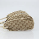 GUCCI GG Canvas Tote Bag Beige Gold 232957 Auth 166767-5