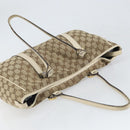 GUCCI GG Canvas Tote Bag Beige Gold 232957 Auth 166767-6