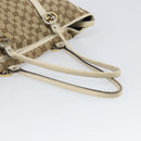 GUCCI GG Canvas Tote Bag Beige Gold 232957 Auth 166767-7
