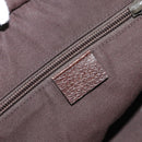 GUCCI GG Canvas Web Sherry Line Hand Bag Red Silver beige Auth 166769-16