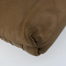 LOEWE Anagram Shoulder Bag Leather Brown Auth 166780-16