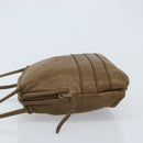 LOEWE Anagram Shoulder Bag Leather Brown Auth 166780-4