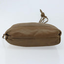 LOEWE Anagram Shoulder Bag Leather Brown Auth 166780-5