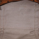 MCM Vicetos Logogram Tote Bag PVC Leather Brown Gold Auth 166783-17