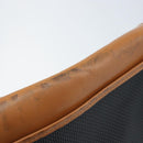 SAINT LAURENT Shoulder Bag Leather Black Gold Auth 166787-16