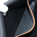 SAINT LAURENT Shoulder Bag Leather Black Gold Auth 166787-22