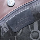 Salvatore Ferragamo Shoulder Bag Canvas Beige Silver Auth 166789-15