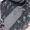 Salvatore Ferragamo Shoulder Bag Canvas Beige Silver Auth 166789-16