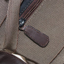 Salvatore Ferragamo Shoulder Bag Canvas Beige Silver Auth 166789-21