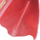 CARTIER Must Line Clutch Bag Leather 4 Set Bordeaux Auth 166795-7