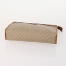 CELINE Macadam Canvas C Sulky Bag PVC Leather 4 Set Brown Beige Navy Auth 166797-12