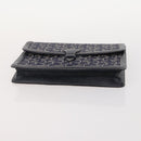 CELINE Macadam Canvas C Sulky Bag PVC Leather 4 Set Brown Beige Navy Auth 166797-24