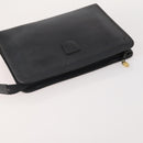 CELINE Macadam Canvas C Sulky Bag PVC Leather 4 Set Brown Beige Navy Auth 166797-5