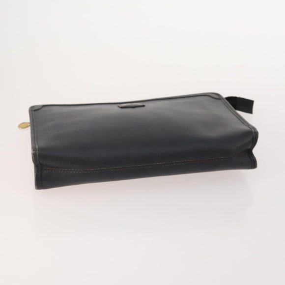 CELINE Macadam Canvas C Sulky Bag PVC Leather 4 Set Brown Beige Navy Auth 166797