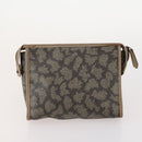 Burberrys Saint Laurent Clutch Bag Leather 2 Set Brown Beige Auth 166798-11