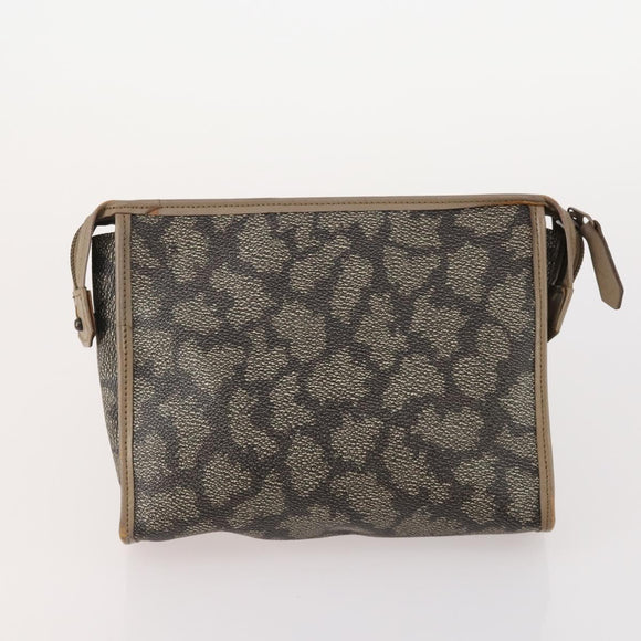 Burberrys Saint Laurent Clutch Bag Leather 2 Set Brown Beige Auth 166798