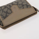 Burberrys Saint Laurent Clutch Bag Leather 2 Set Brown Beige Auth 166798-13