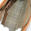 Burberrys Saint Laurent Clutch Bag Leather 2 Set Brown Beige Auth 166798-9