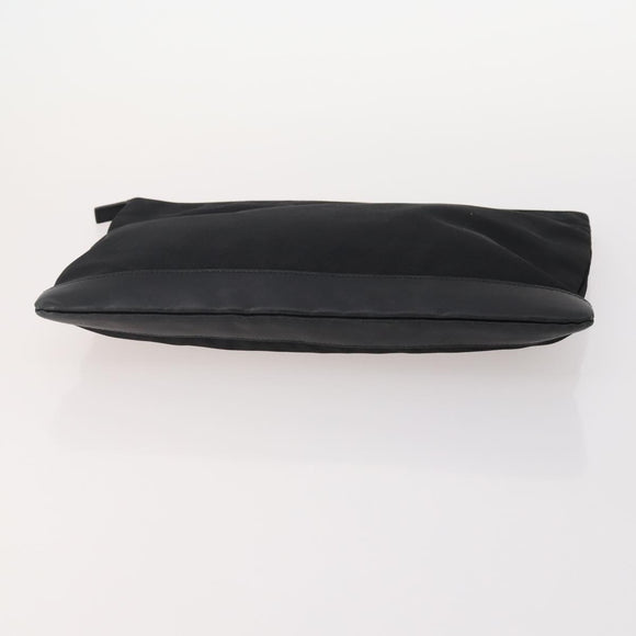 GUCCI GG Supreme Plus Sherry Line Clutch Bag PVC 3 Set Black Beige Auth 166799