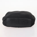 GUCCI Bamboo Hand Bag Nylon 2way 2 Set Black Auth 166802-15