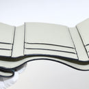 LOEWE Anagram Wallet Leather Blue Silver Auth 166820-20