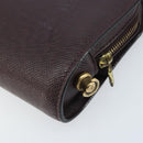 LOUIS VUITTON Taiga Baikal Clutch Bag Grizzly M30188 LV Auth 166830-10