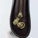 LOUIS VUITTON Taiga Baikal Clutch Bag Grizzly M30188 LV Auth 166830-13