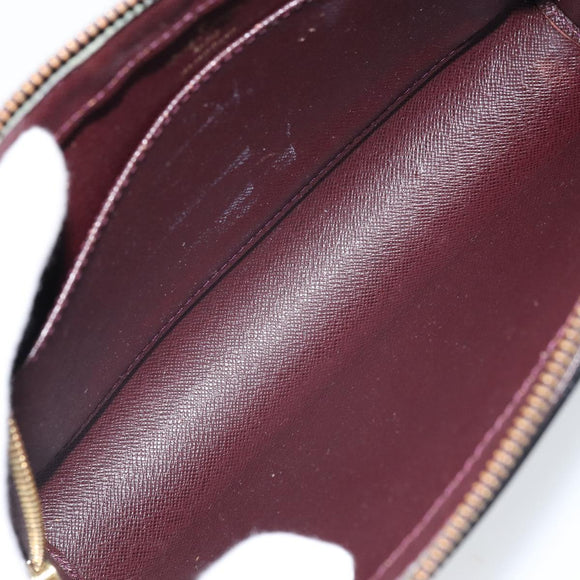LOUIS VUITTON Taiga Baikal Clutch Bag Grizzly M30188 LV Auth 166830