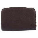 LOUIS VUITTON Taiga Baikal Clutch Bag Grizzly M30188 LV Auth 166830-2