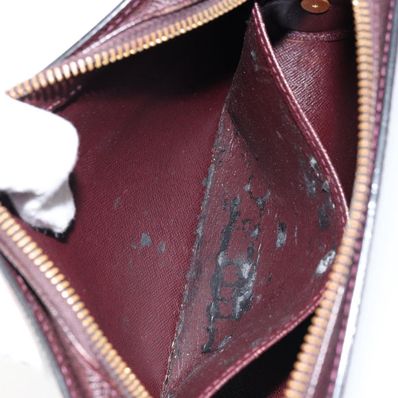 LOUIS VUITTON Taiga Baikal Clutch Bag Grizzly M30188 LV Auth 166830