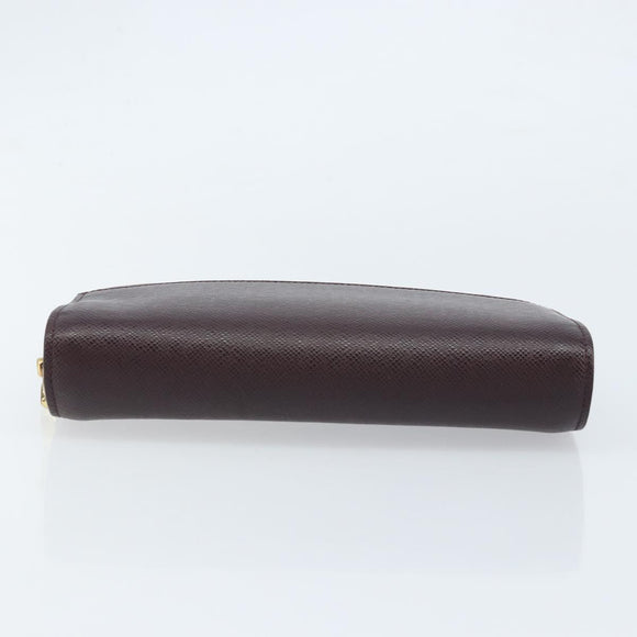 LOUIS VUITTON Taiga Baikal Clutch Bag Grizzly M30188 LV Auth 166830