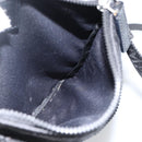 FENDI Zucca Canvas Shoulder Bag Black Silver Auth 166831-19