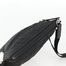 FENDI Zucca Canvas Shoulder Bag Black Silver Auth 166831-6