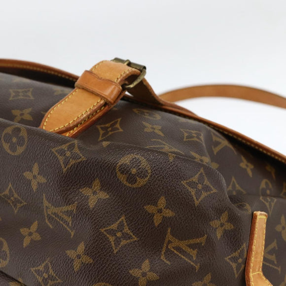 LOUIS VUITTON Monogram Saumur 43 Shoulder Bag M42252 LV Auth 166833A