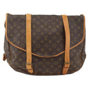 LOUIS VUITTON Monogram Saumur 43 Shoulder Bag M42252 LV Auth 166833A-13