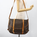 LOUIS VUITTON Monogram Saumur 43 Shoulder Bag M42252 LV Auth 166833A-25