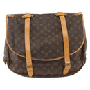 LOUIS VUITTON Monogram Saumur 43 Shoulder Bag M42252 LV Auth 166833A-2