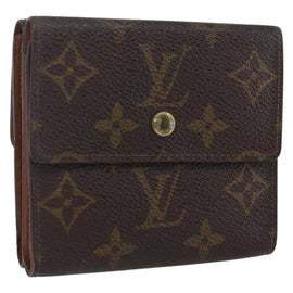 LOUIS VUITTON Monogram Porte Monnaie Bier Cartes Crdit M61652 LV Auth 166845