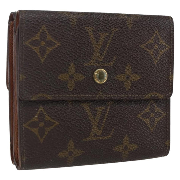 LOUIS VUITTON Monogram Porte Monnaie Bier Cartes Crdit M61652 LV Auth 166845